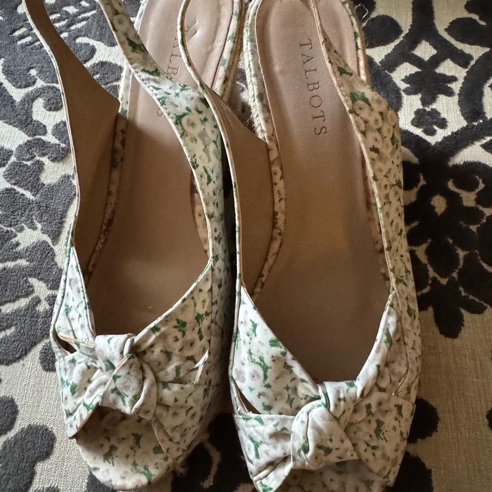 Talbots Floral Slingback Women's Shoes